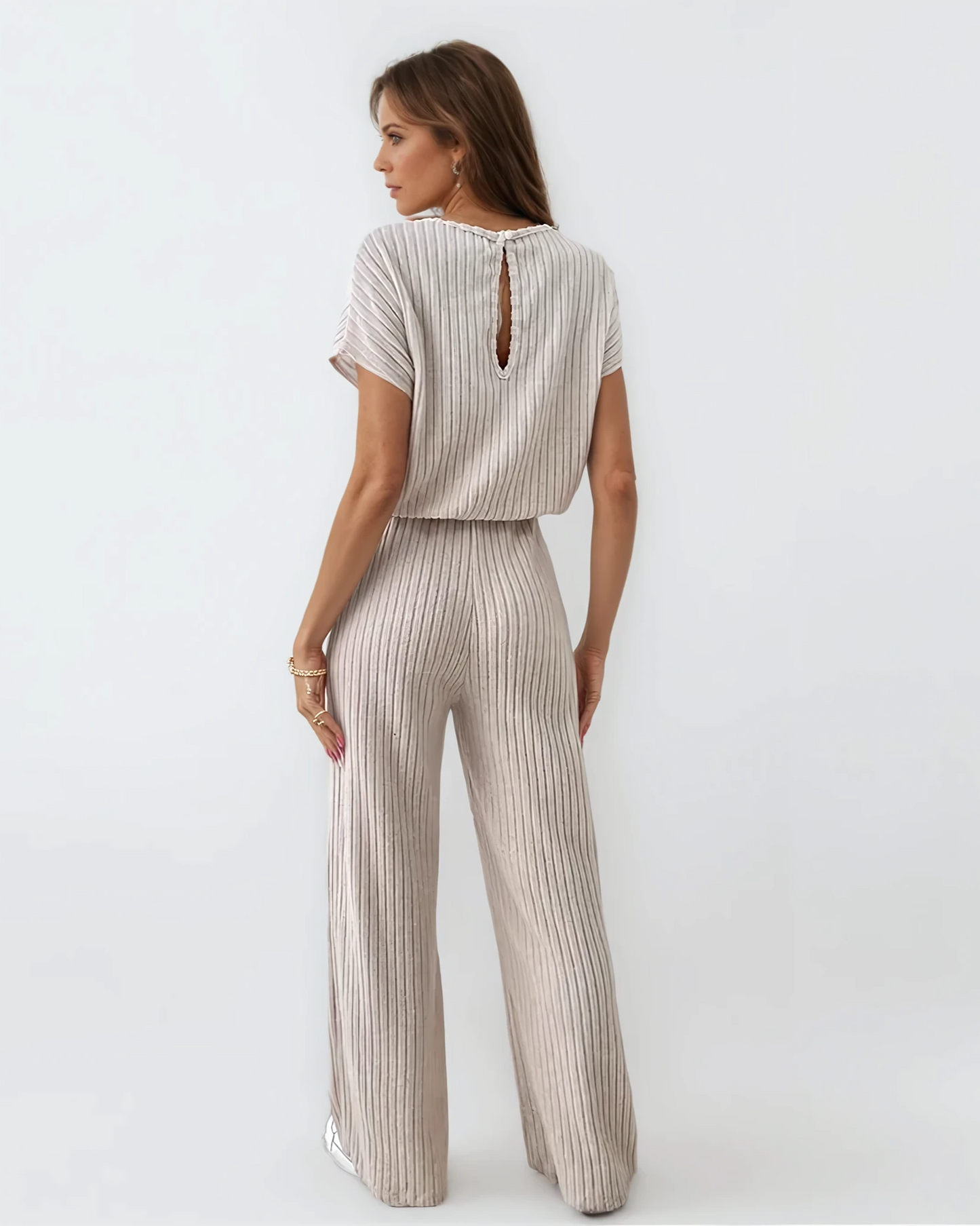 CELINE – Stickat 2-delat set | Elegant & bekvämt lounge-set