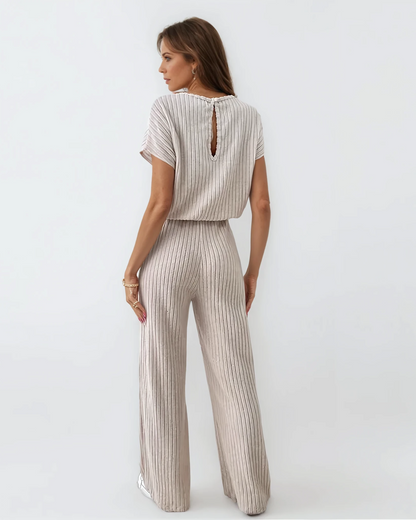 CELINE – Stickat 2-delat set | Elegant & bekvämt lounge-set