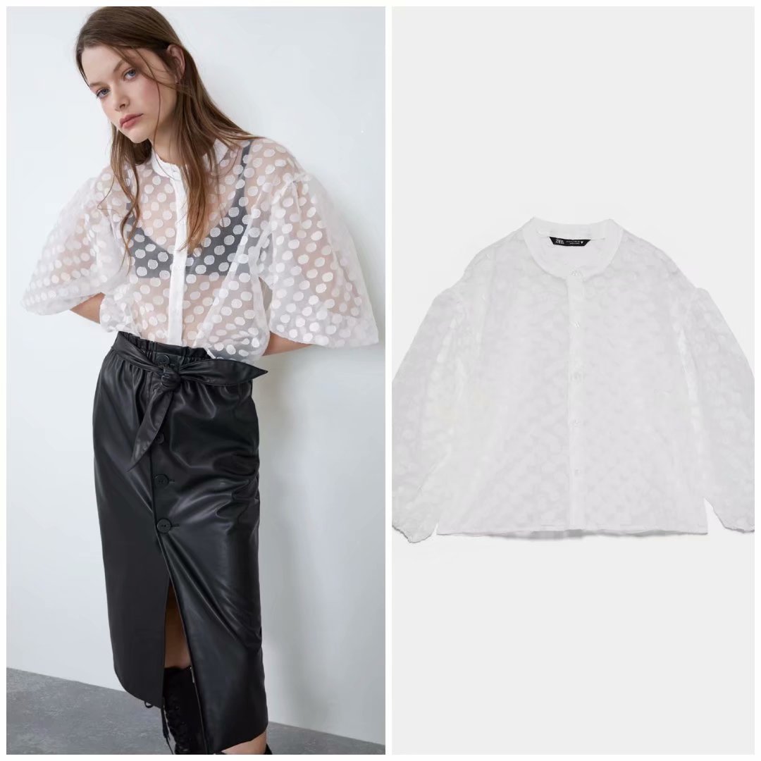 JENNY - PRICKIG & TRANSPARENT - TOP