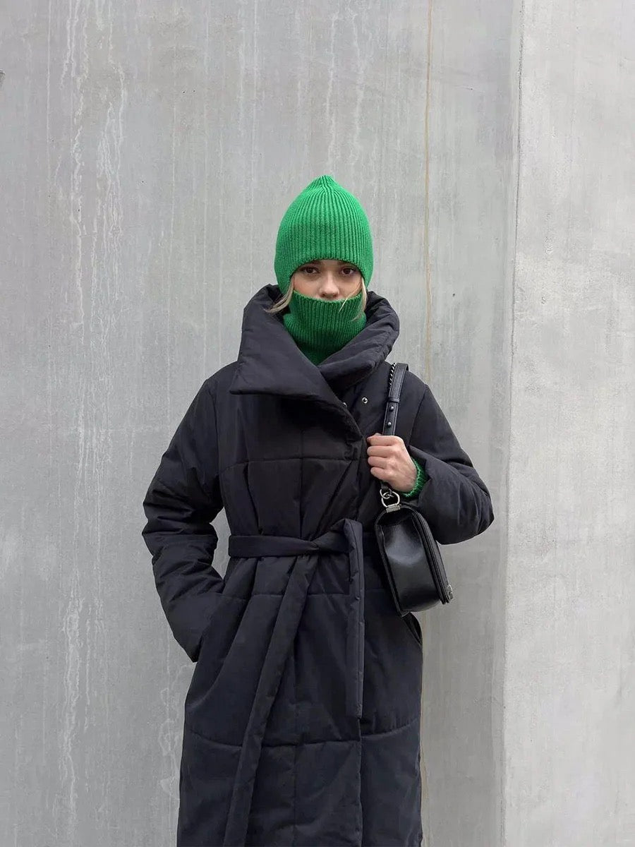 JULIE - LÅNG KAPPA - HÖG KRAGE