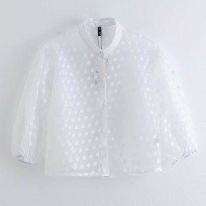 JENNY - PRICKIG & TRANSPARENT - TOP