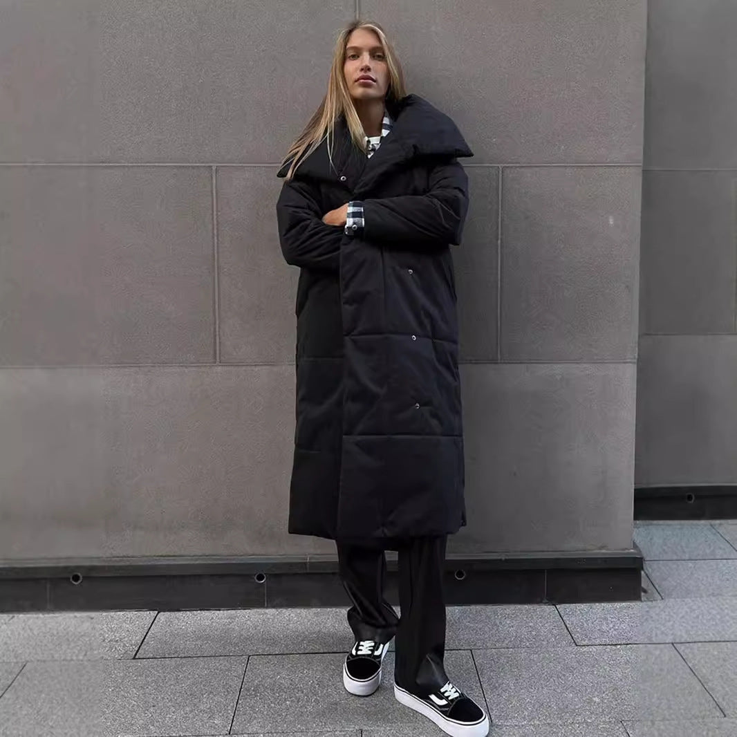 JULIE - LÅNG KAPPA - HÖG KRAGE